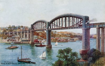 Plymouth, Royal Albert Bridge, Saltash de Alfred Robert Quinton